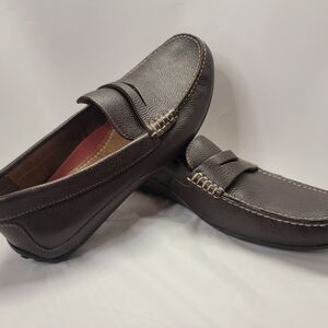 Florsheim Men's Penny loafers with leather upper and textile linings. Size 10M.